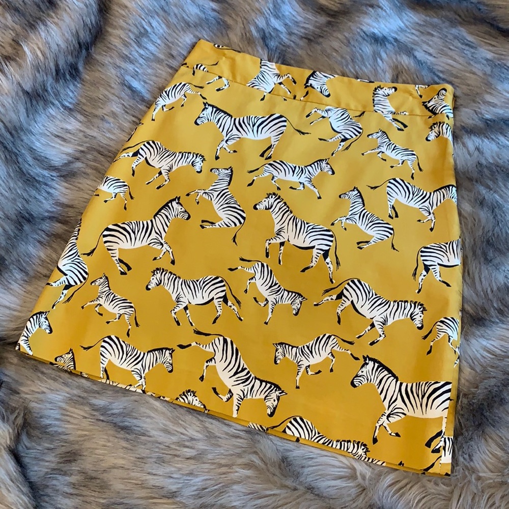 Unique find 🌟 Ann Taylor Zebra skirt 🦓